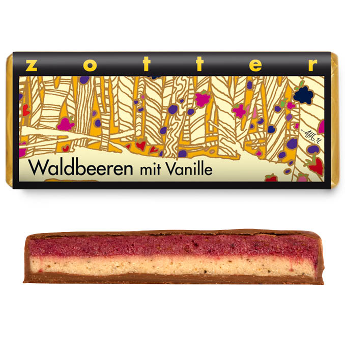 Waldbeeren mit Vanille
